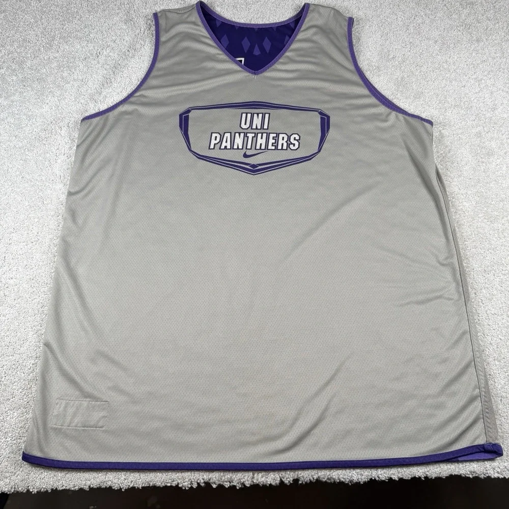 UNI Panthers Northern Iowa Reversible Practice Basketball Jersey ~ Adult XXL #14